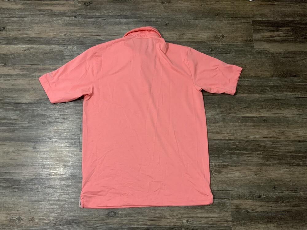 Walter Hagen Golf Polo Shirt Mens S Coral Pink Lightweight Country Club - Picture 5 of 8